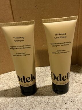 ODELE Thickening Shampoo & Conditioner 2oz Travel Sizes NEW Sealed
